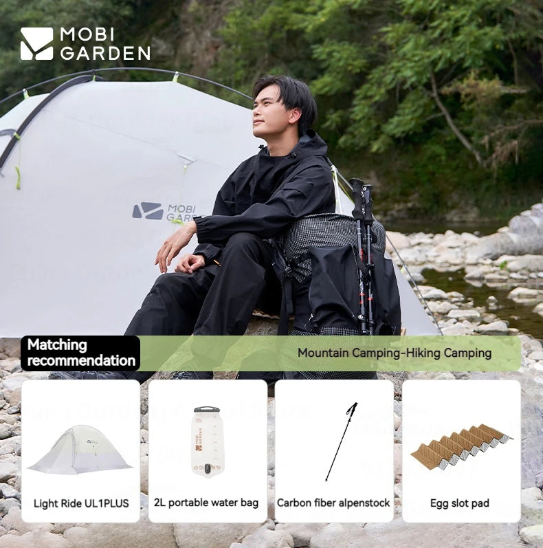 MOBI GARDEN Mirage Phantom Hiking Backpack 48+8L