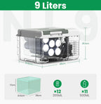 Alpicool NL9 Portable Refrigerator – 9L Compact 12V/24V Compressor Fridge-Freezer