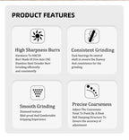 HAVMORE Professional Series Manual & Electric Coffee Grinders