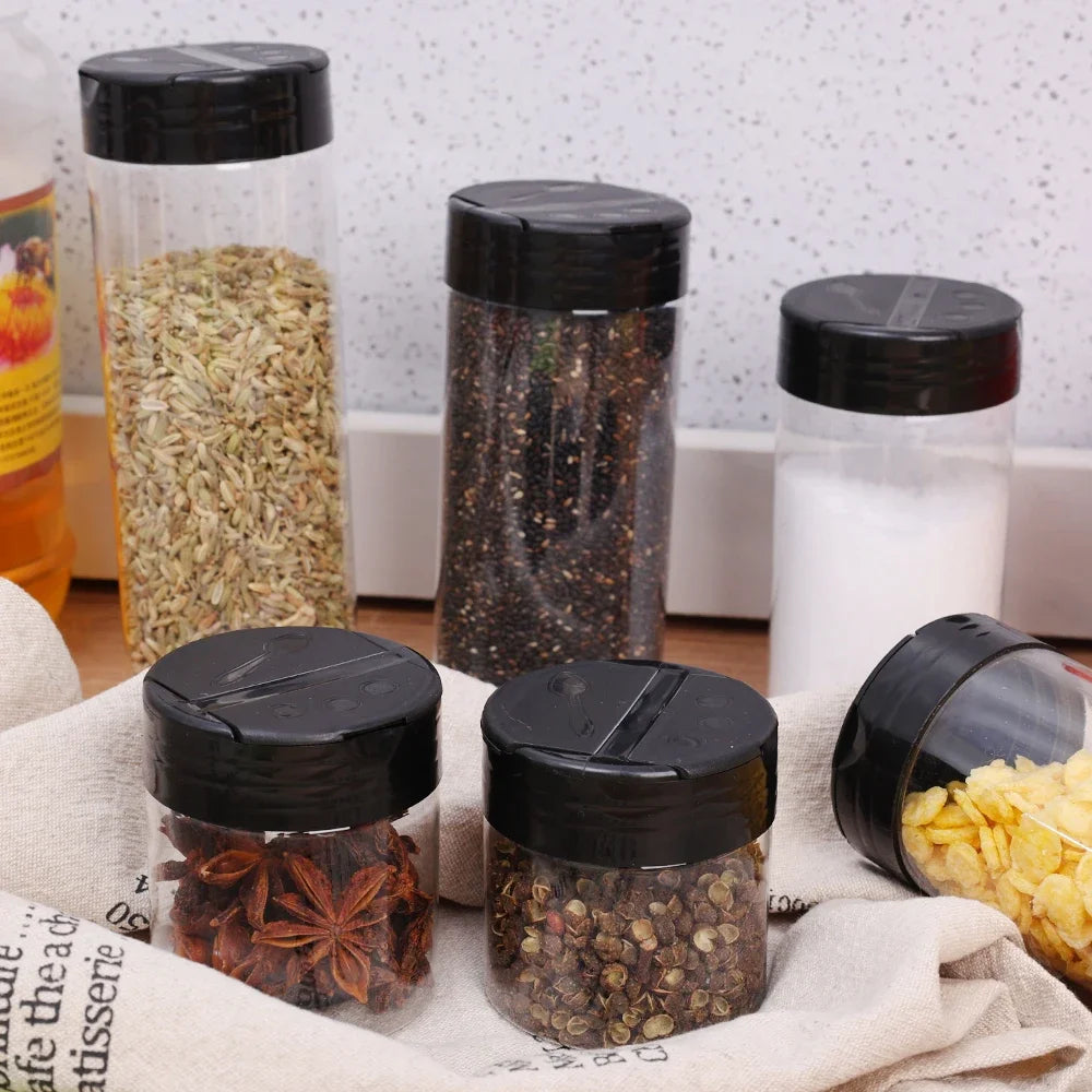 Plastic Seasoning Jars 1/3/6/12PCS