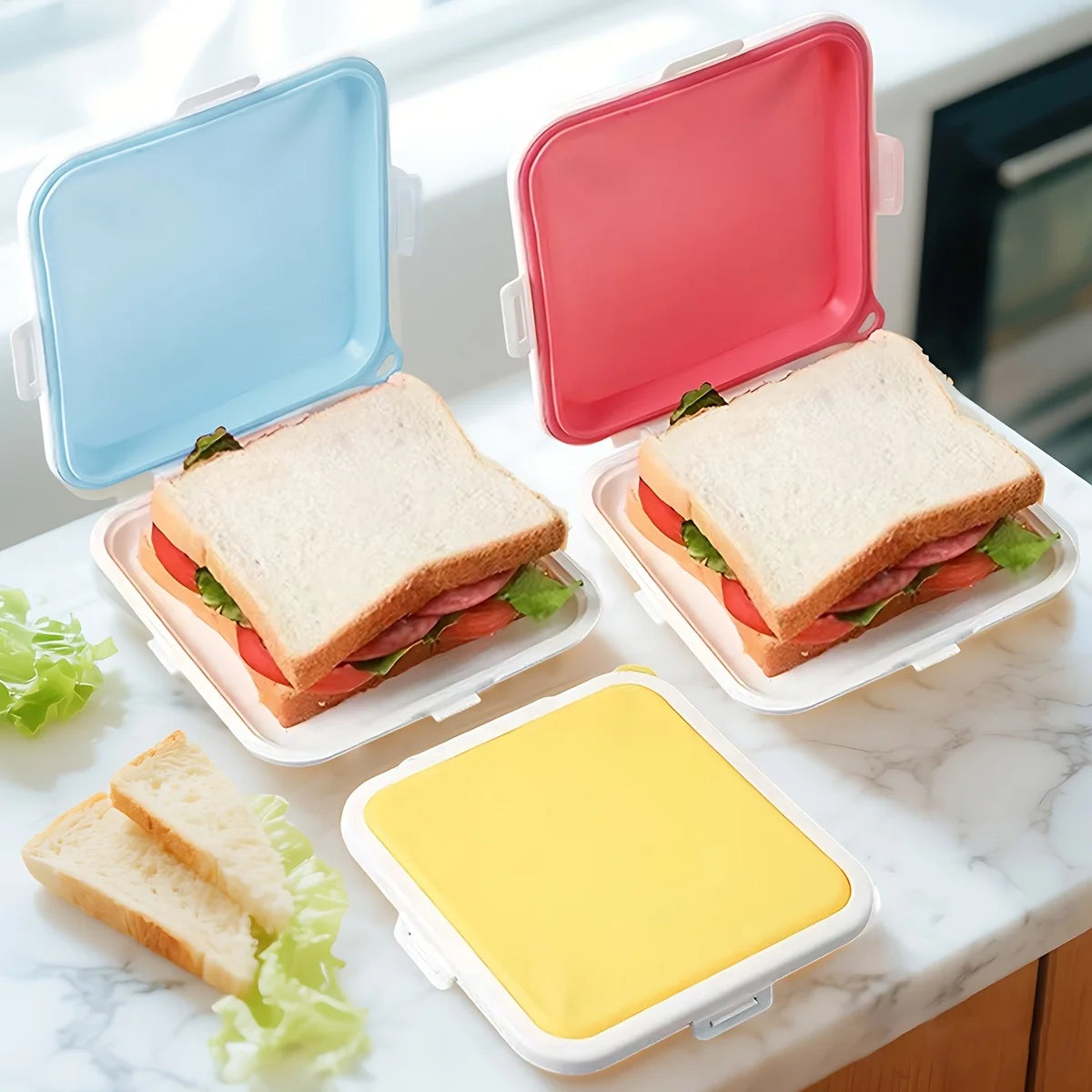 Silicone Sandwich Storage Box