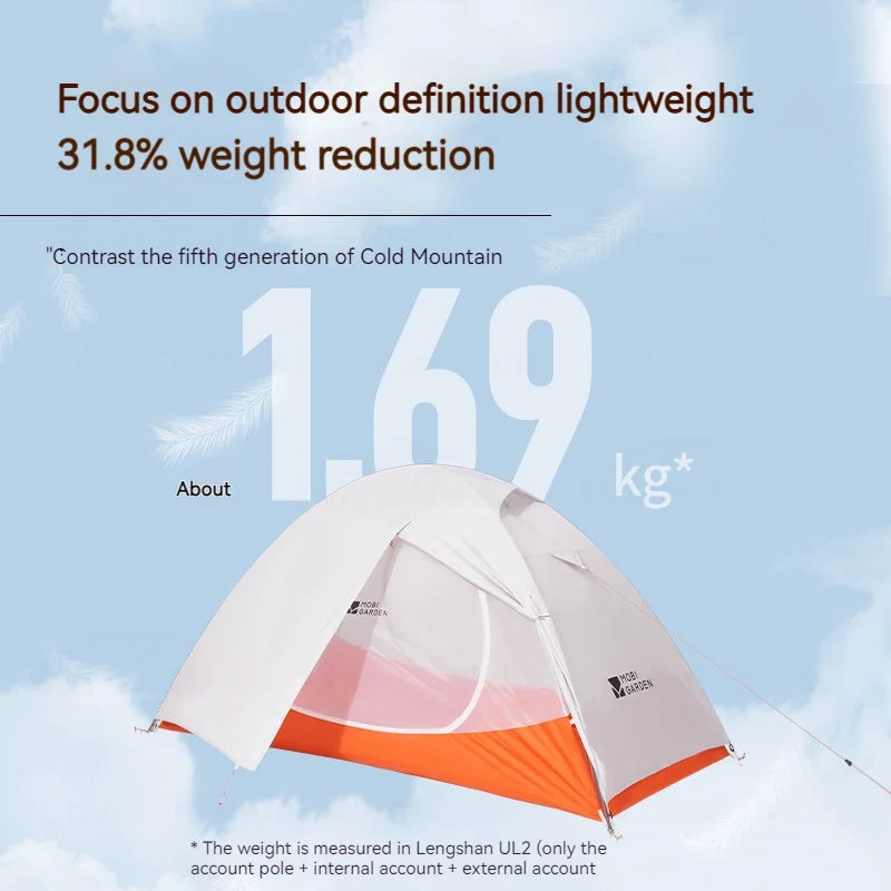 MOBI GARDEN Cold Mountain UL Tent Footprint & Waterproof Mat