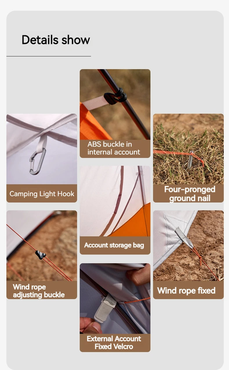 MOBI GARDEN Cold Mountain UL Tent Footprint & Waterproof Mat