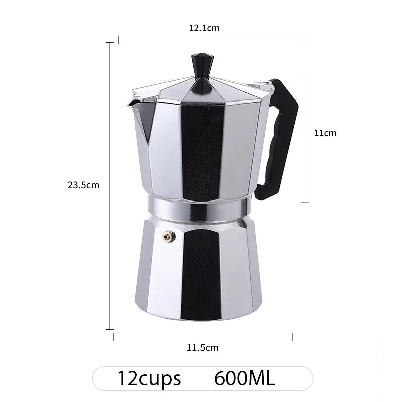 Aluminium Mocha Pot 600ML