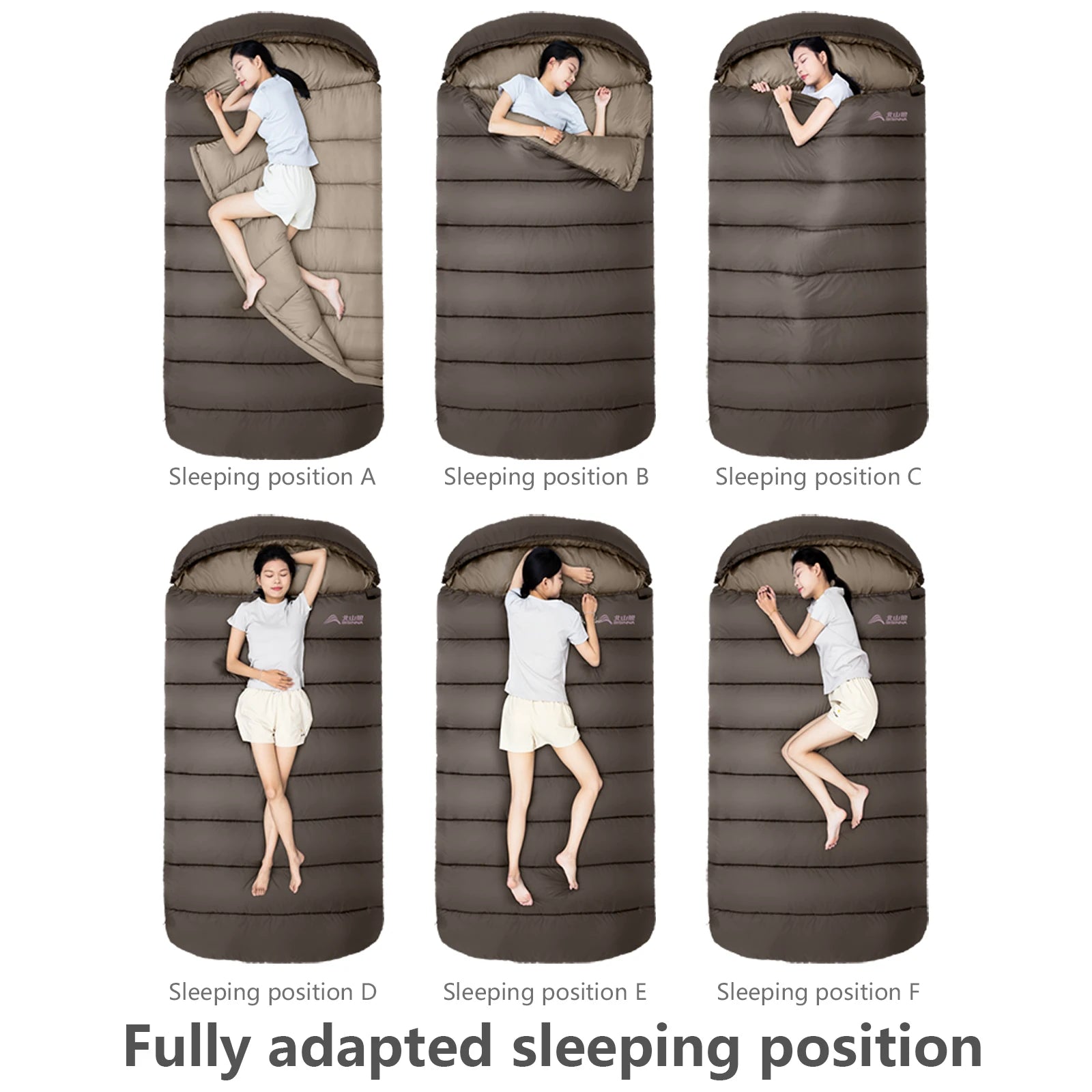 BISINNA SL018 3‑Season Envelope Sleeping Bag Spacious, Warm & Built for All‑Season Comfort