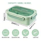 Tekkysui PrepBox 4-Compartment Bento Lunch Box