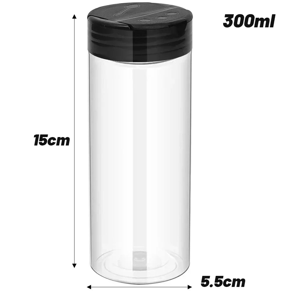 Plastic Seasoning Jars 1/3/6/12PCS