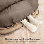 BISINNA SL018 3‑Season Envelope Sleeping Bag Spacious, Warm & Built for All‑Season Comfort