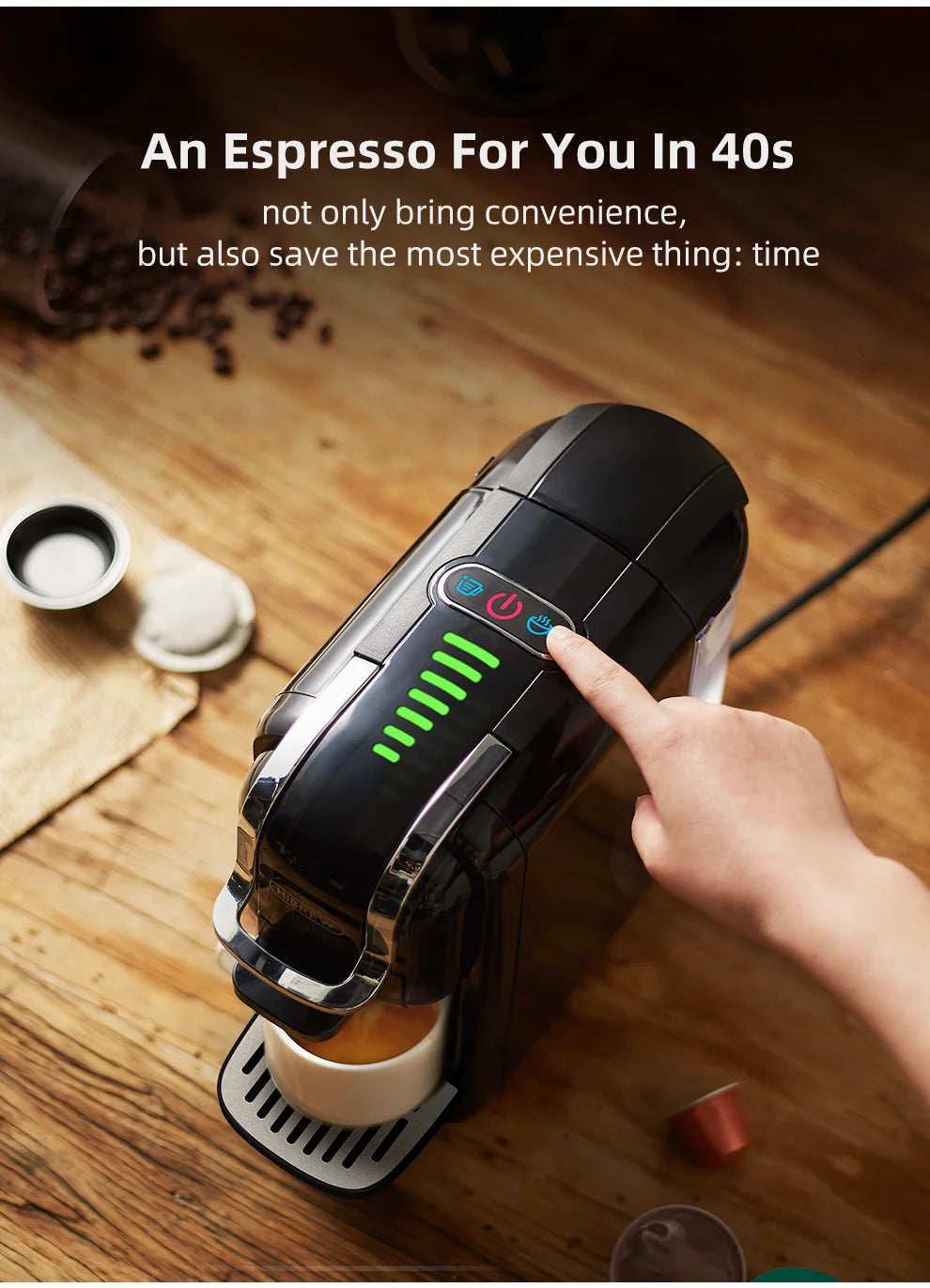 HiBREW H2B 5-in-1 Multiple Capsule Coffee Machine