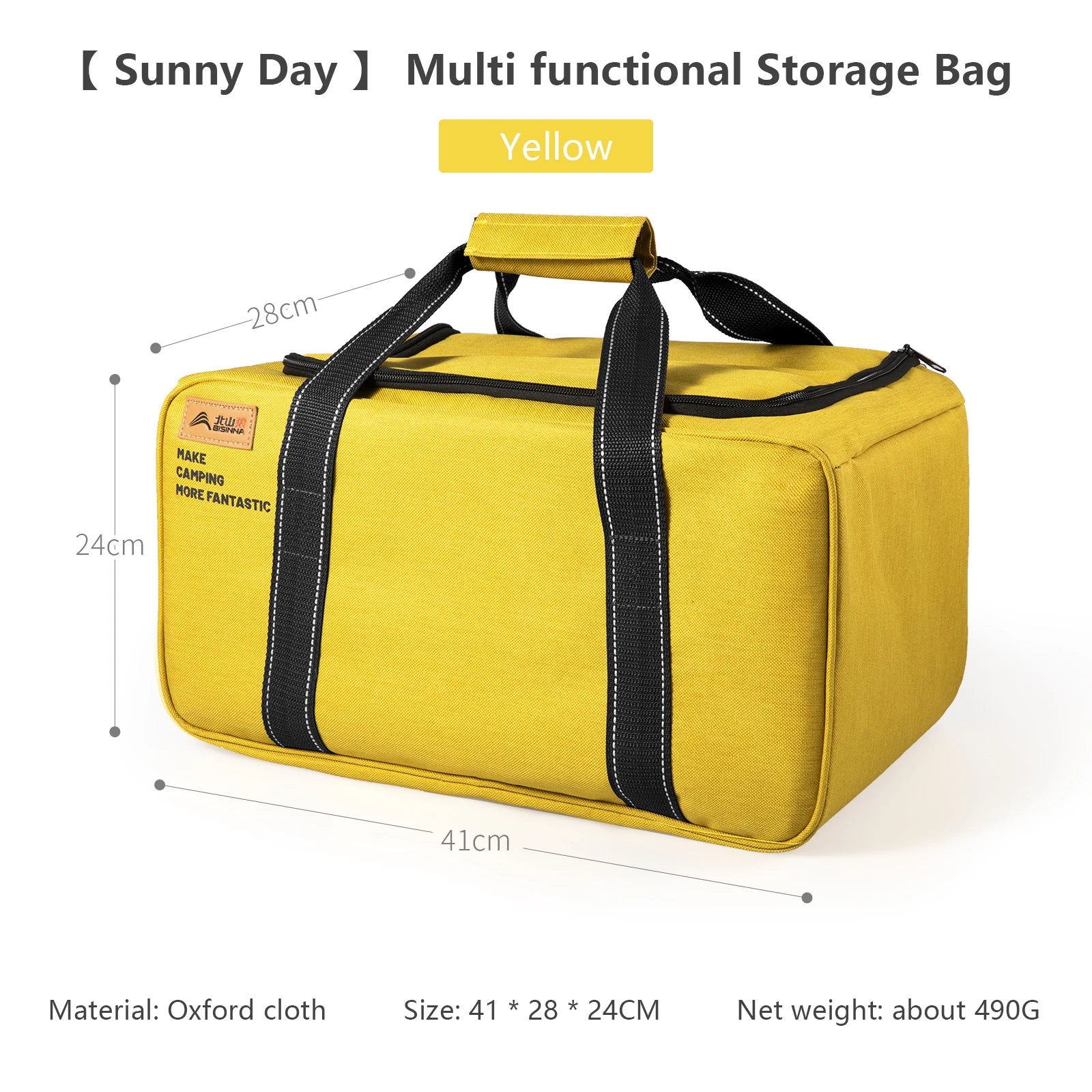 BISINNA 900D Oxford Camping Storage Bag Foldable, Lightweight & Durable 26L