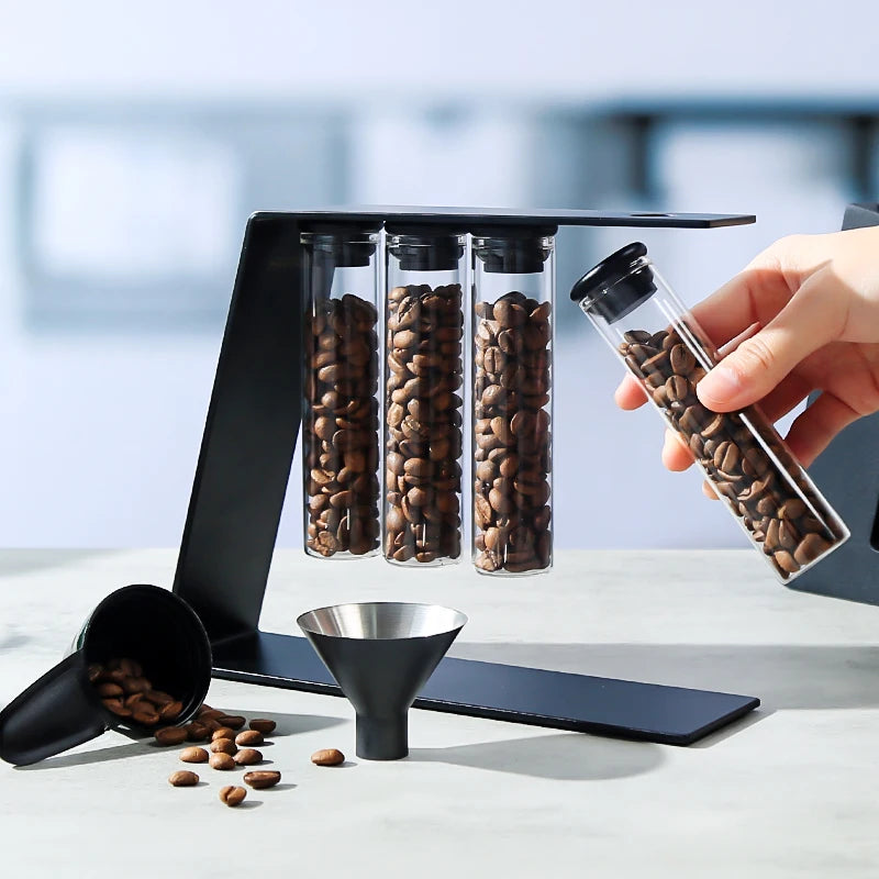 HAVMORE Magnetic Coffee Bean Cellar Tubes Set Pack of 4