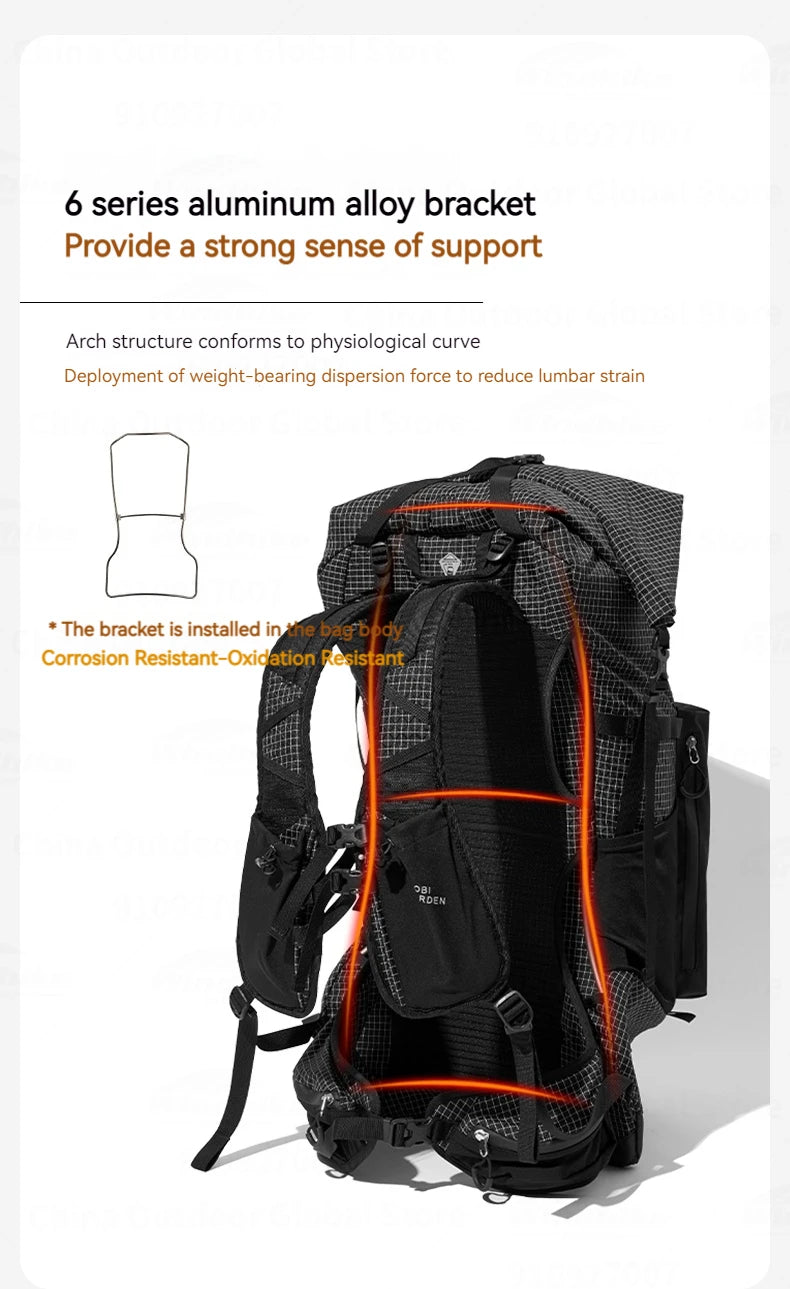 MOBI GARDEN Mirage Phantom Hiking Backpack 48+8L