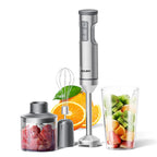 ROUNY H1 4-in-1 Hand Immersion Blender Set Stainless Steel Kitchen Mixer