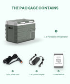 Alpicool NLS Series Dual-Zone Portable Refrigerator – 20L / 30L / 40L Options