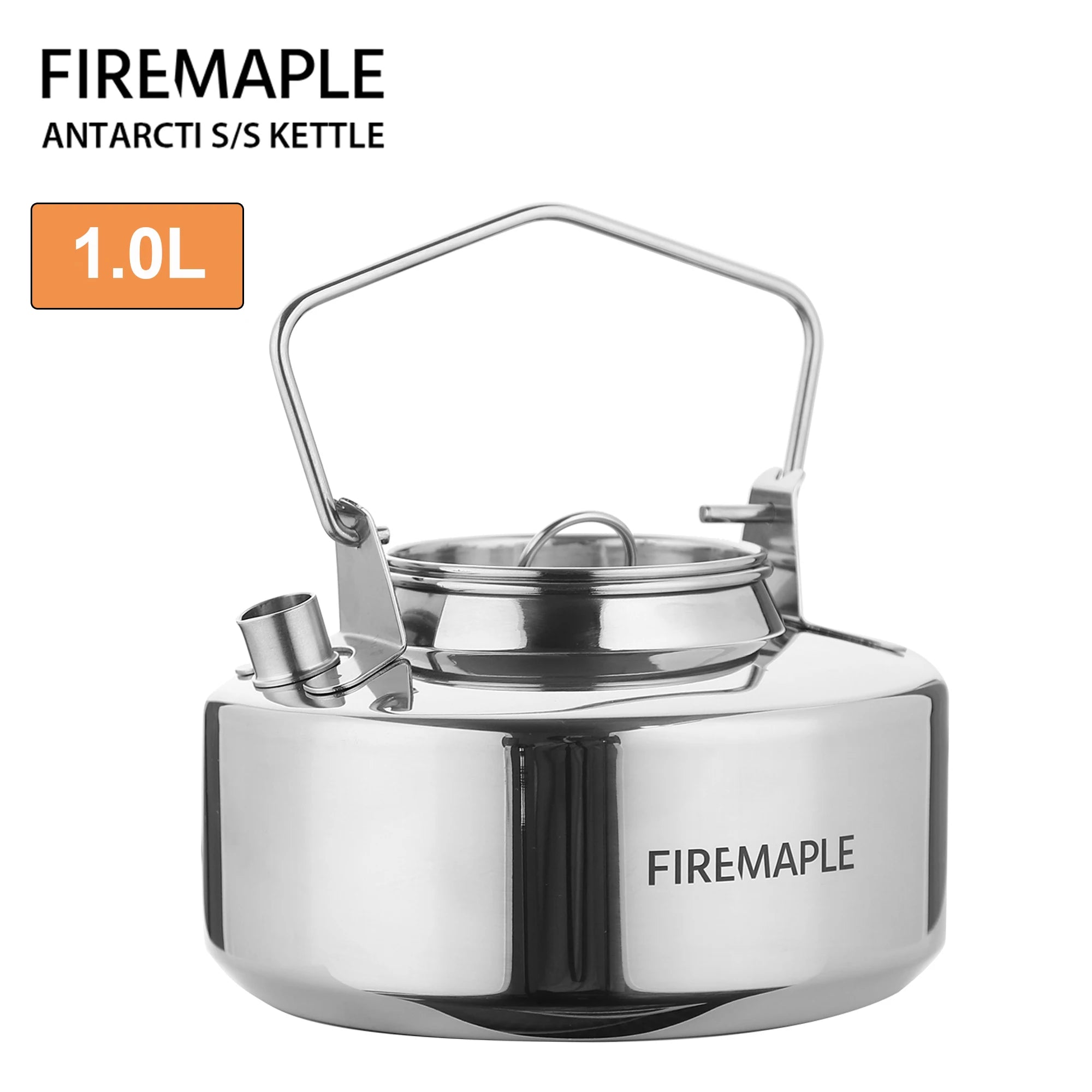 Fire‑Maple Antarcti Stainless Steel Kettle Rugged Fast‑Boiling (1.0L / 1.5L)