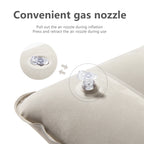 BISINNA CL005 Inflatable Flocking Pillow Lightweight, Compact & Ultra‑Comfortable for Camping & Travel