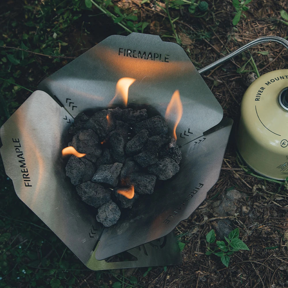 Fire Maple Antarcti Portable Gas Fire Pit | Compact Ultralight Campfire