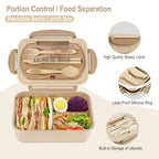 Tekkysui PrepBox 4-Compartment Bento Lunch Box