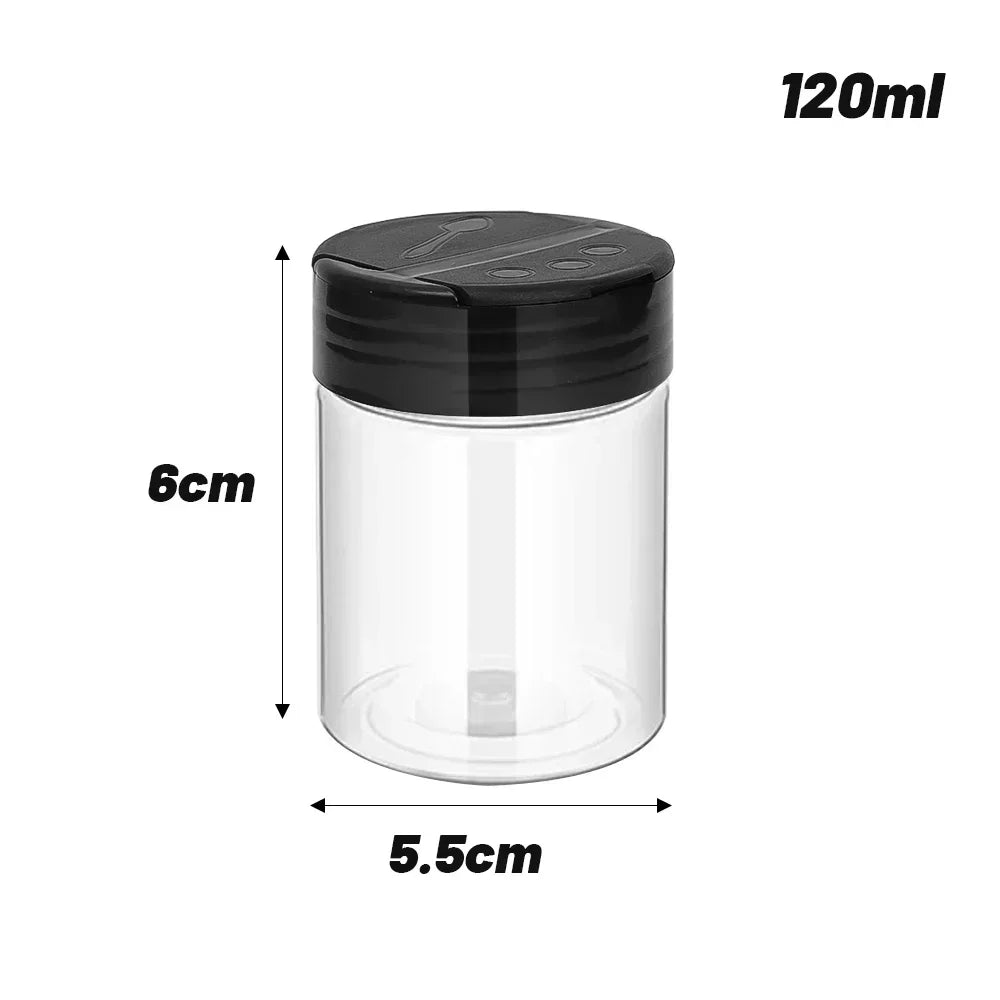 Plastic Seasoning Jars 1/3/6/12PCS
