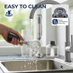 ROUNY H1 4-in-1 Hand Immersion Blender Set Stainless Steel Kitchen Mixer