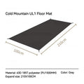 MOBI GARDEN Cold Mountain UL Tent Footprint & Waterproof Mat