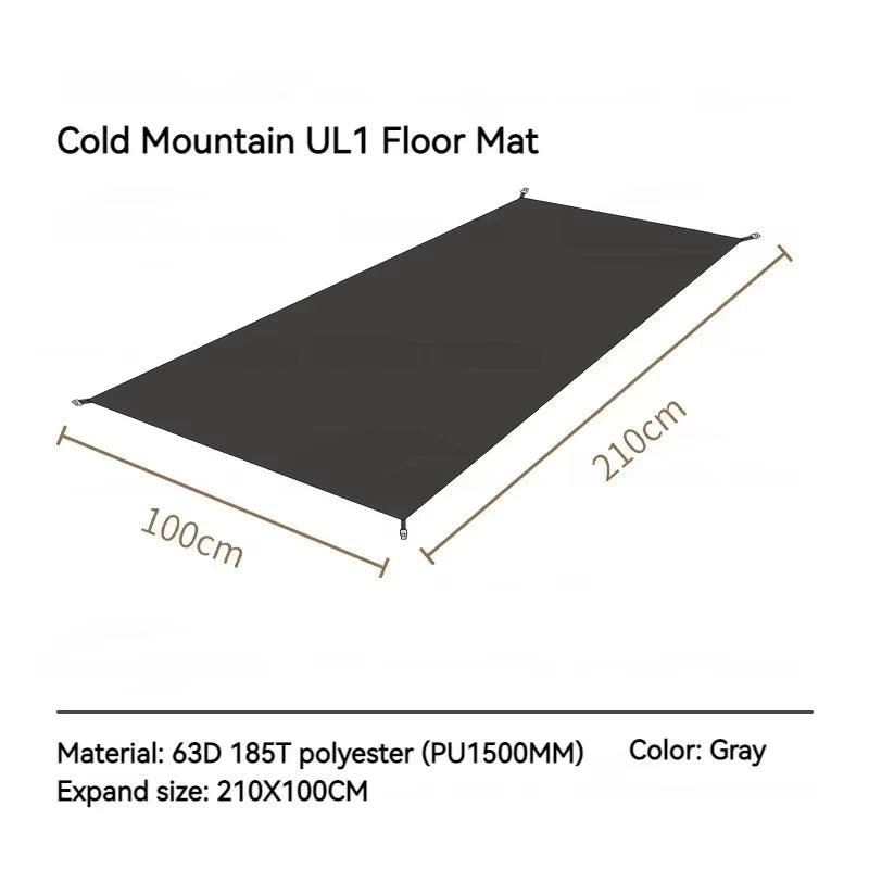MOBI GARDEN Cold Mountain UL Tent Footprint & Waterproof Mat