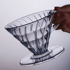 A Havmore V60 Plastic Dripper studio shot close up 