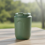 Tekkysui™ x Abay Insulated Travel Mug - Stainless Steel Leak-Proof Coffee Tumbler (220ml)