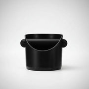 Tekkysui Espresso Knock Box - Durable ABS Shock-Absorbent Coffee Grounds Bin with Removable Knock Bar, Non-Slip Base (Black)