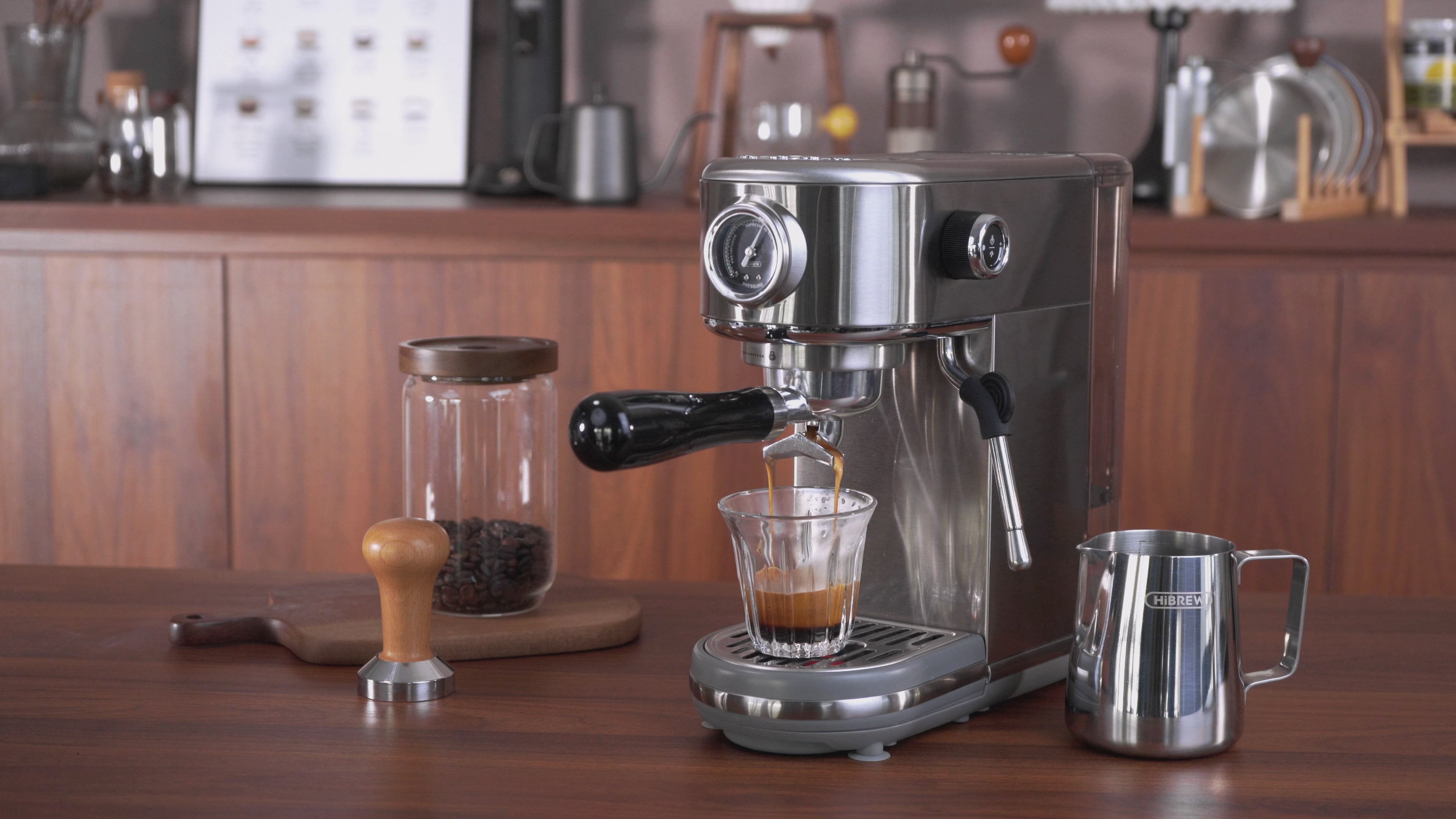 HiBREW H10B 20-Bar Semi-Auto Espresso Machine - Professional
